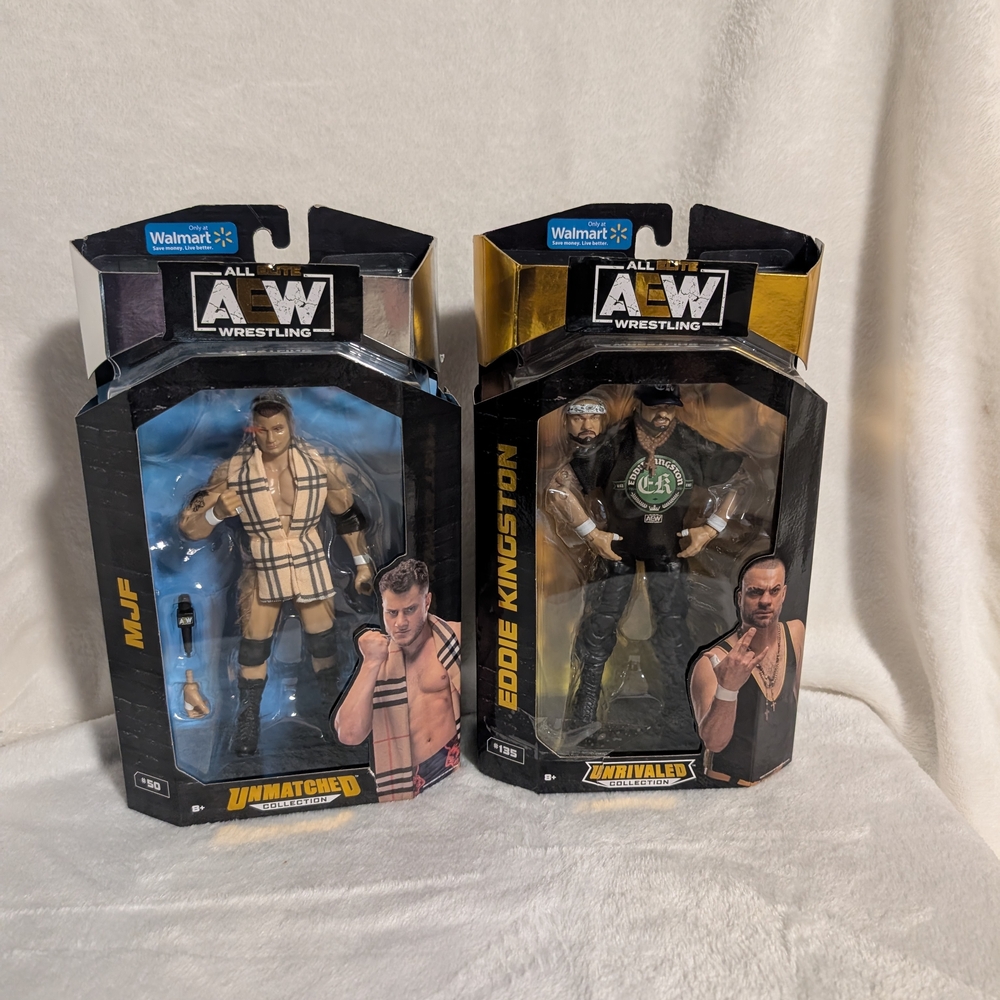 AEW Wrestling Action Figures Set Of 2